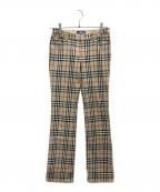 BURBERRY BLUE LABELバーバリー ブルー レーベル）の古着「テーパードパンツ」｜ベージュ