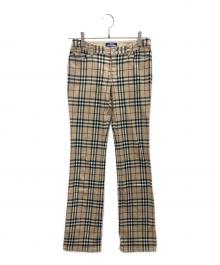 BURBERRY BLUE LABEL（バーバリー ブルー レーベル）の古着「テーパードパンツ」｜ベージュ