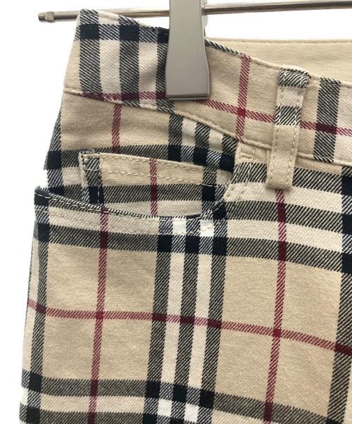 BURBERRY BLUE LABEL（バーバリー ブルー レーベル）BURBERRY BLUE LABEL (バーバリー ブルー レーベル) テーパードパンツ ベージュ サイズ:SIZE 36の古着・服飾アイテム