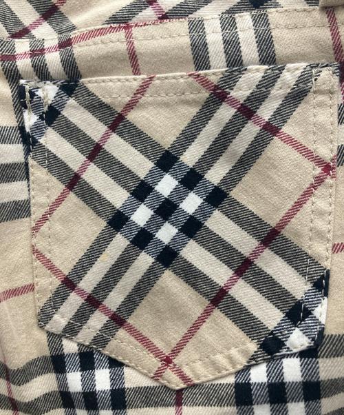 BURBERRY BLUE LABEL（バーバリー ブルー レーベル）BURBERRY BLUE LABEL (バーバリー ブルー レーベル) テーパードパンツ ベージュ サイズ:SIZE 36の古着・服飾アイテム