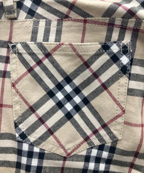 BURBERRY BLUE LABEL（バーバリー ブルー レーベル）BURBERRY BLUE LABEL (バーバリー ブルー レーベル) テーパードパンツ ベージュ サイズ:SIZE 36の古着・服飾アイテム