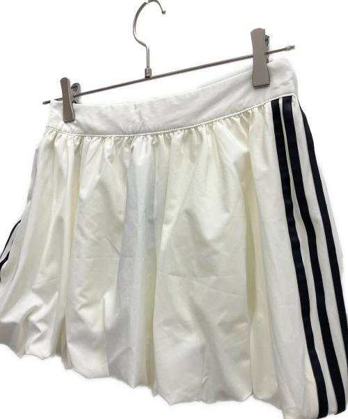 adidas Originals（アディダスオリジナル）adidas Originals (アディダスオリジナル) バルーンスカート ホワイト サイズ:M 未使用品の古着・服飾アイテム