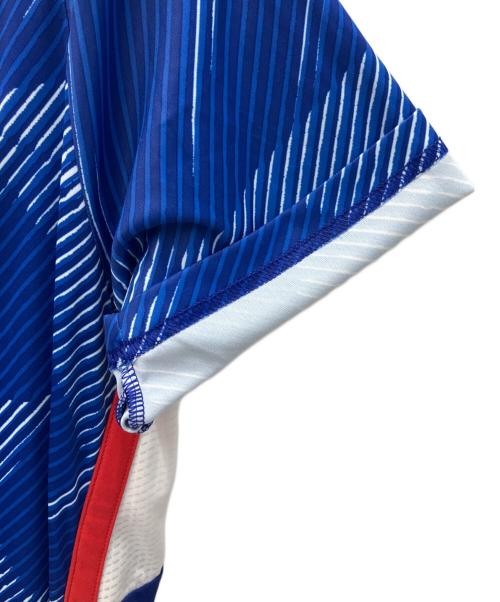 adidas（アディダス）adidas (アディダス) ゲームシャツ ブルー サイズ:Lの古着・服飾アイテム