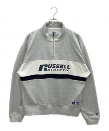 RUSSELL ATHLETIC（ラッセルアスレチック）の古着「ハーフジップスウェット」｜グレー