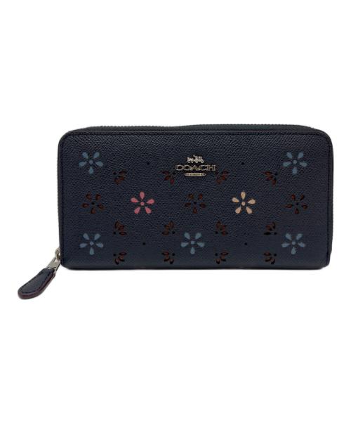 COACH（コーチ）COACH (コーチ) 長財布 ネイビーの古着・服飾アイテム
