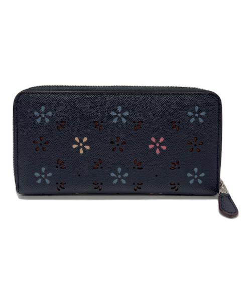 COACH（コーチ）COACH (コーチ) 長財布 ネイビーの古着・服飾アイテム