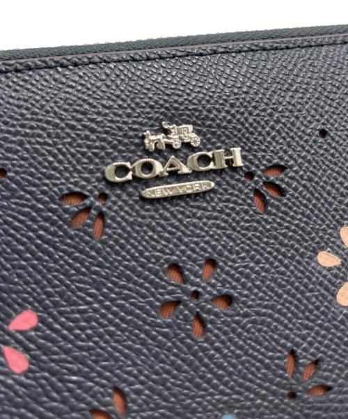 COACH（コーチ）COACH (コーチ) 長財布 ネイビーの古着・服飾アイテム