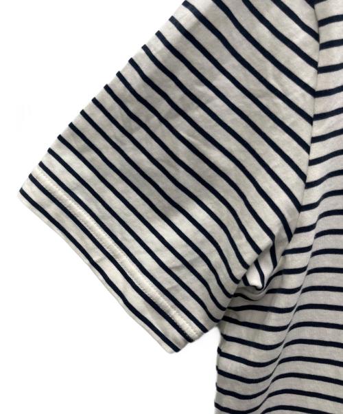 adidas Originals（アディダスオリジナル）adidas Originals (アディダスオリジナル) 半袖カットソー ホワイト×ネイビー サイズ:Lの古着・服飾アイテム