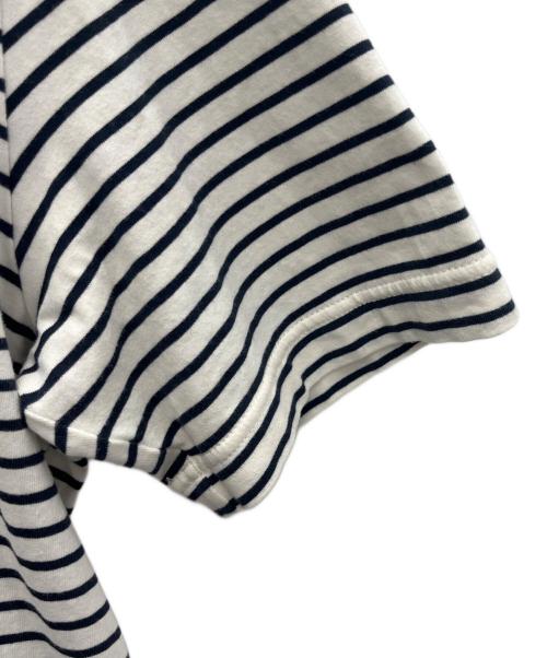 adidas Originals（アディダスオリジナル）adidas Originals (アディダスオリジナル) 半袖カットソー ホワイト×ネイビー サイズ:Lの古着・服飾アイテム