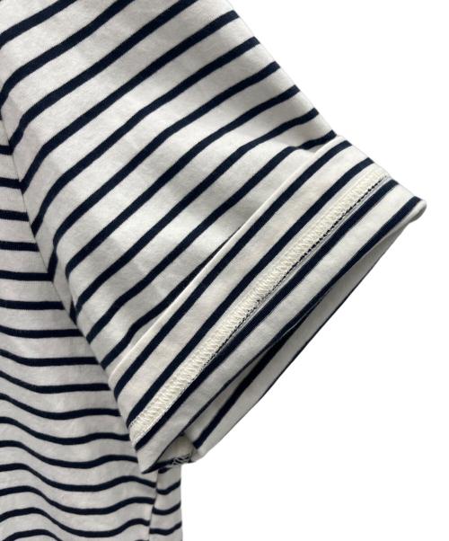 adidas Originals（アディダスオリジナル）adidas Originals (アディダスオリジナル) 半袖カットソー ホワイト×ネイビー サイズ:Lの古着・服飾アイテム