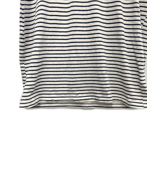 adidas Originals（アディダスオリジナル）adidas Originals (アディダスオリジナル) 半袖カットソー ホワイト×ネイビー サイズ:Lの古着・服飾アイテム