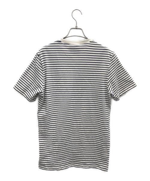 adidas Originals（アディダスオリジナル）adidas Originals (アディダスオリジナル) 半袖カットソー ホワイト×ネイビー サイズ:Lの古着・服飾アイテム