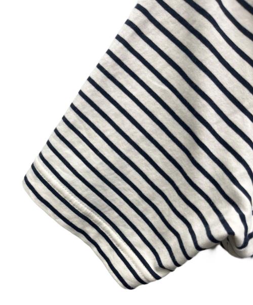 adidas Originals（アディダスオリジナル）adidas Originals (アディダスオリジナル) 半袖カットソー ホワイト×ネイビー サイズ:Lの古着・服飾アイテム