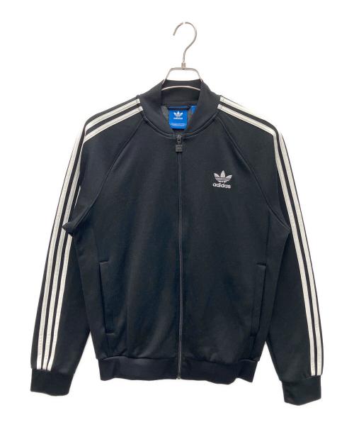 adidas Originals（アディダスオリジナル）adidas originals (アディダスオリジナル) トラックジャケット ブラックの古着・服飾アイテム