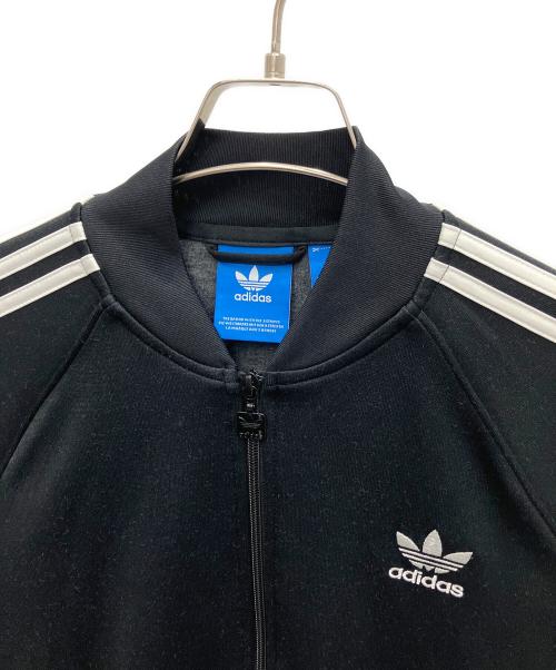 adidas Originals（アディダスオリジナル）adidas originals (アディダスオリジナル) トラックジャケット ブラックの古着・服飾アイテム