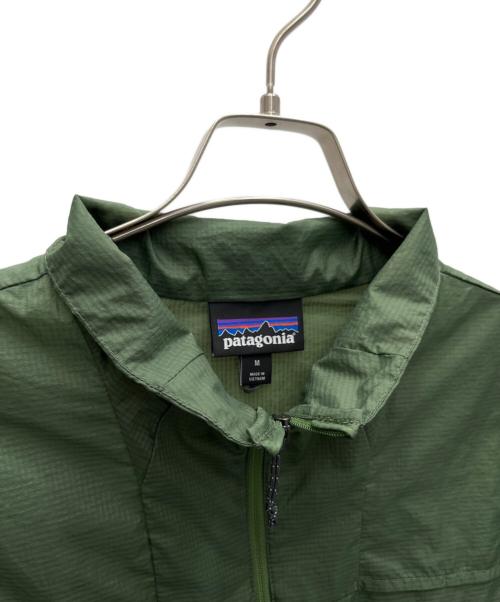 Patagonia（パタゴニア）Patagonia (パタゴニア) フーディニ・スタッシュ・1/2ジップ・プルオーバー グリーン サイズ:Mの古着・服飾アイテム