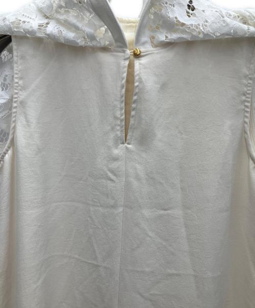 acka（エーシーケーエー）acka (エーシーケーエー) ノースリーブワンピース アイボリー サイズ:Sの古着・服飾アイテム