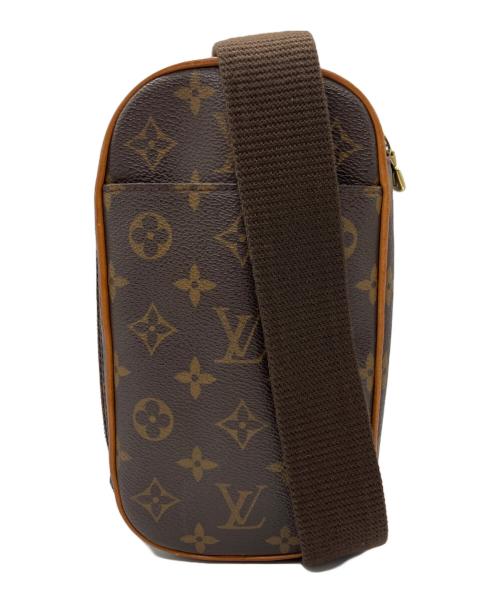 LOUIS VUITTON（ルイ ヴィトン）LOUIS VUITTON (ルイ ヴィトン) ポシェットガンジュ ブラウン サイズ:-の古着・服飾アイテム