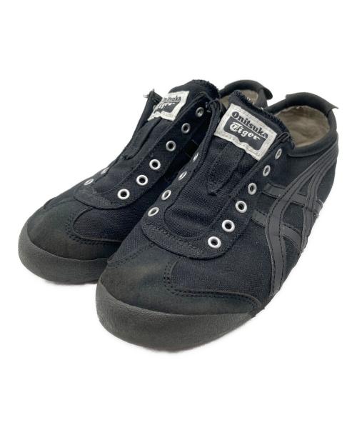 Onitsuka Tiger（オニツカタイガー）Onitsuka Tiger (オニツカタイガー) スリッポン ブラック サイズ:24の古着・服飾アイテム