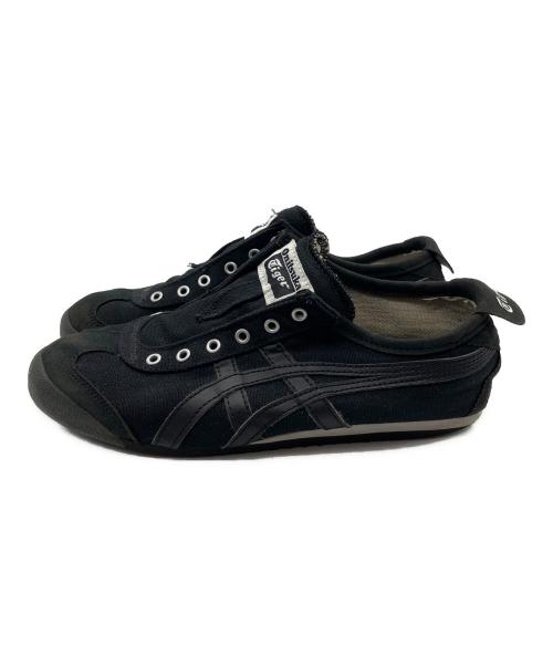 Onitsuka Tiger（オニツカタイガー）Onitsuka Tiger (オニツカタイガー) スリッポン ブラック サイズ:24の古着・服飾アイテム