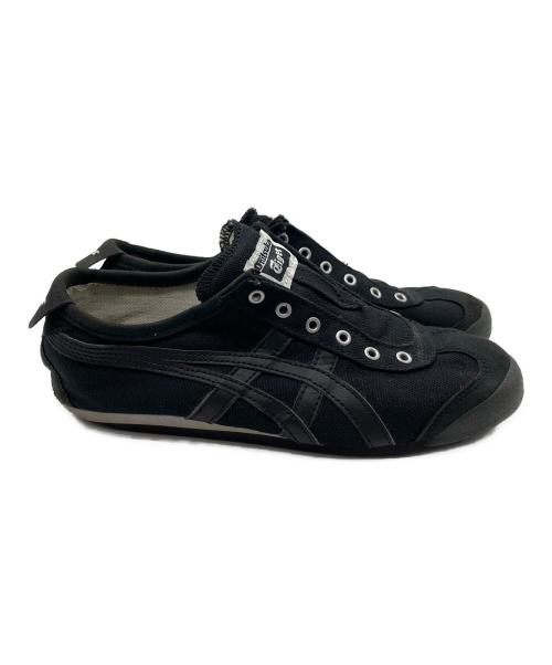 Onitsuka Tiger（オニツカタイガー）Onitsuka Tiger (オニツカタイガー) スリッポン ブラック サイズ:24の古着・服飾アイテム