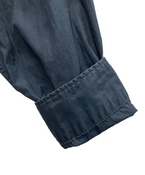 Graphpaper（グラフペーパー）Graphpaper (グラフペーパー) BroadL/S Oversized Band Collar Shirt ネイビー サイズ:SIZE Freeの古着・服飾アイテム