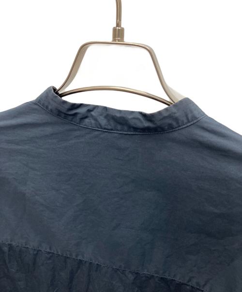 Graphpaper（グラフペーパー）Graphpaper (グラフペーパー) BroadL/S Oversized Band Collar Shirt ネイビー サイズ:SIZE Freeの古着・服飾アイテム