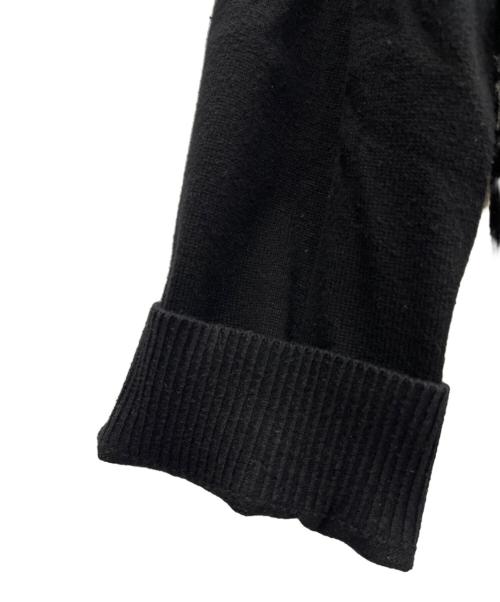 TTT MSW（ティー）TTT MSW (ティー) Diamond Knit Polo ブラック サイズ:Mの古着・服飾アイテム