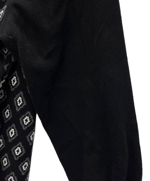 TTT MSW（ティー）TTT MSW (ティー) Diamond Knit Polo ブラック サイズ:Mの古着・服飾アイテム
