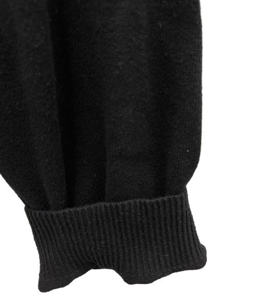 TTT MSW（ティー）TTT MSW (ティー) Diamond Knit Polo ブラック サイズ:Mの古着・服飾アイテム