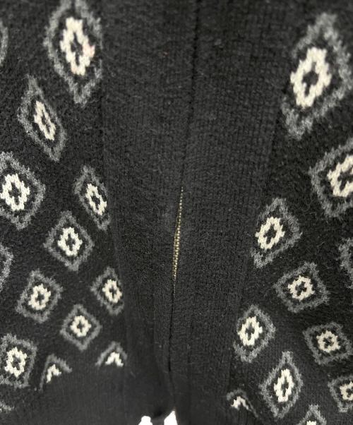 TTT MSW（ティー）TTT MSW (ティー) Diamond Knit Polo ブラック サイズ:Mの古着・服飾アイテム