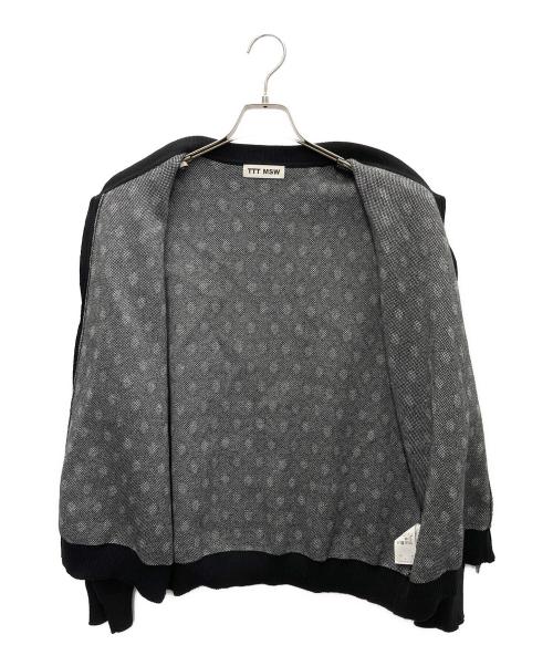 TTT MSW（ティー）TTT MSW (ティー) Diamond Knit Polo ブラック サイズ:Mの古着・服飾アイテム