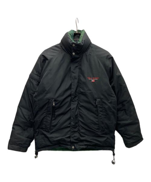 POLO SPORT（ポロスポーツ）POLO SPORT (ポロスポーツ) ダウンジャケット ブラック×グリーン サイズ:Sの古着・服飾アイテム