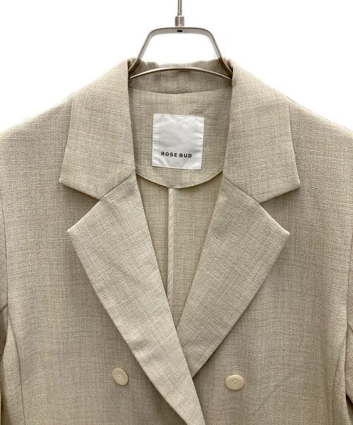 ROSE BUD（ローズバッド）ROSE BUD (ローズバッド) テーラードジャケット ベージュ サイズ:Sの古着・服飾アイテム