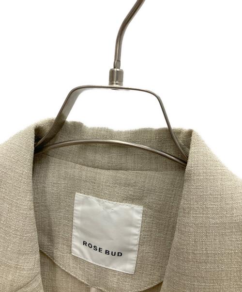 ROSE BUD（ローズバッド）ROSE BUD (ローズバッド) テーラードジャケット ベージュ サイズ:Sの古着・服飾アイテム