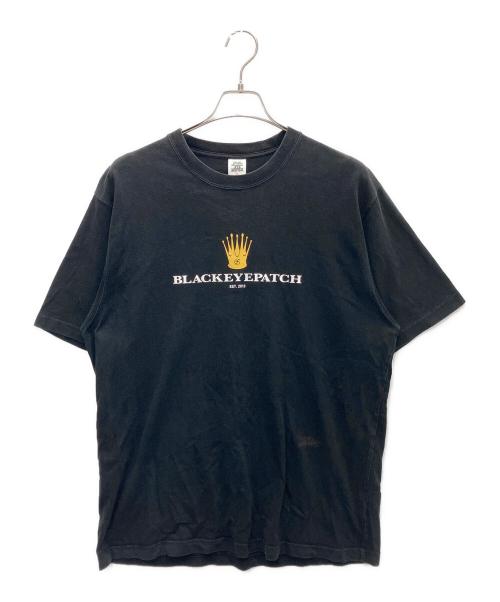 THE BLACK EYE PATCH（ブラックアイパッチ）THE BLACK EYE PATCH (ブラックアイパッチ) 半袖カットソー ブラック サイズ:XLの古着・服飾アイテム