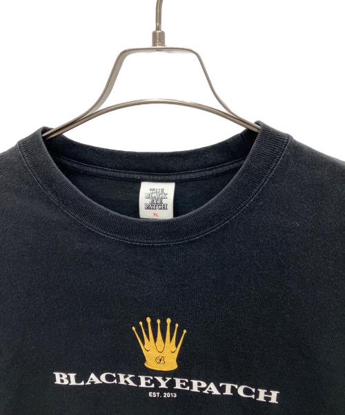 THE BLACK EYE PATCH（ブラックアイパッチ）THE BLACK EYE PATCH (ブラックアイパッチ) 半袖カットソー ブラック サイズ:XLの古着・服飾アイテム