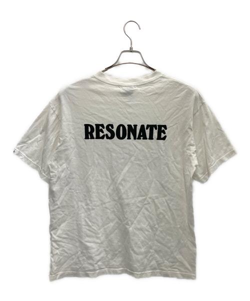 RESONATE GOODENOUGH（リゾネイト グッドイナフ）RESONATE GOODENOUGH (リゾネイト グッドイナフ) 半袖カットソー ホワイト サイズ:Lの古着・服飾アイテム