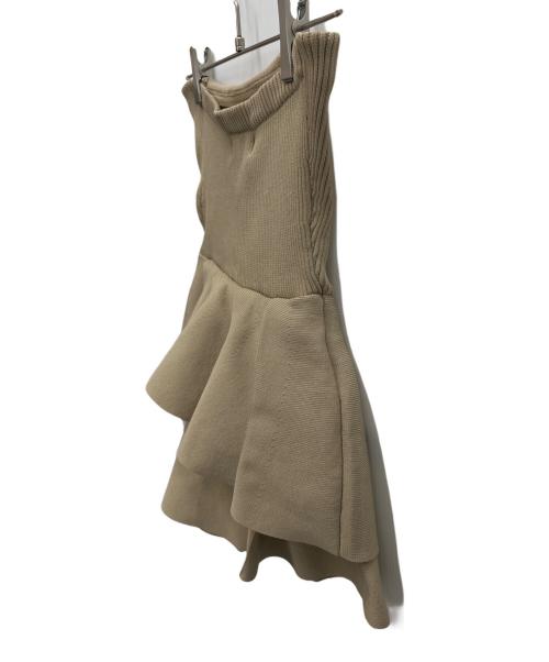 polaura（ポロ―ラ）polaura (ポロ―ラ) ノースリーブカットソー ベージュ サイズ:Freeの古着・服飾アイテム