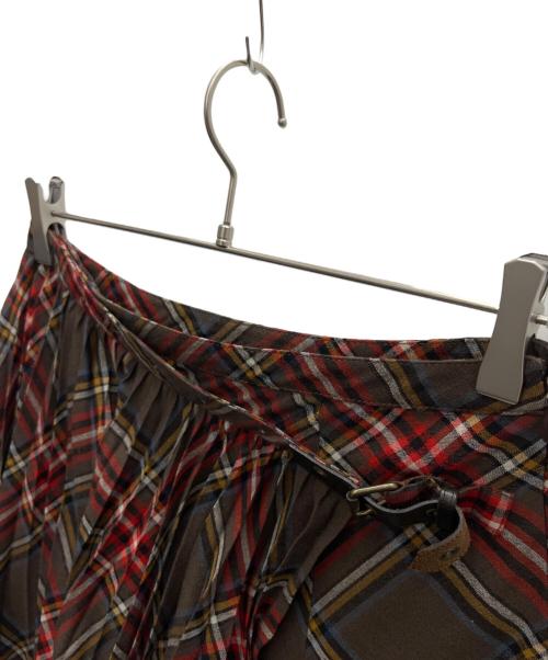 BURBERRY BLUE LABEL（バーバリー ブルー レーベル）BURBERRY BLUE LABEL (バーバリー ブルー レーベル) ミニスカート ブラウン サイズ:38の古着・服飾アイテム