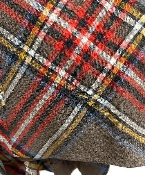 BURBERRY BLUE LABEL（バーバリー ブルー レーベル）BURBERRY BLUE LABEL (バーバリー ブルー レーベル) ミニスカート ブラウン サイズ:38の古着・服飾アイテム
