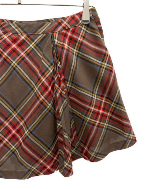 BURBERRY BLUE LABEL（バーバリー ブルー レーベル）BURBERRY BLUE LABEL (バーバリー ブルー レーベル) ミニスカート ブラウン サイズ:38の古着・服飾アイテム