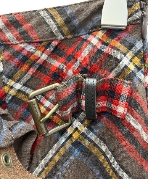 BURBERRY BLUE LABEL（バーバリー ブルー レーベル）BURBERRY BLUE LABEL (バーバリー ブルー レーベル) ミニスカート ブラウン サイズ:38の古着・服飾アイテム