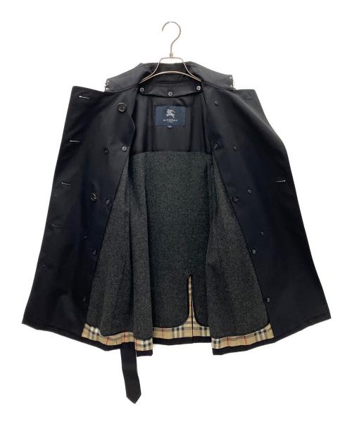 BURBERRY LONDON（バーバリーロンドン）BURBERRY LONDON (バーバリーロンドン) ライナー付トレンチコート ブラック サイズ:SIZE 38の古着・服飾アイテム
