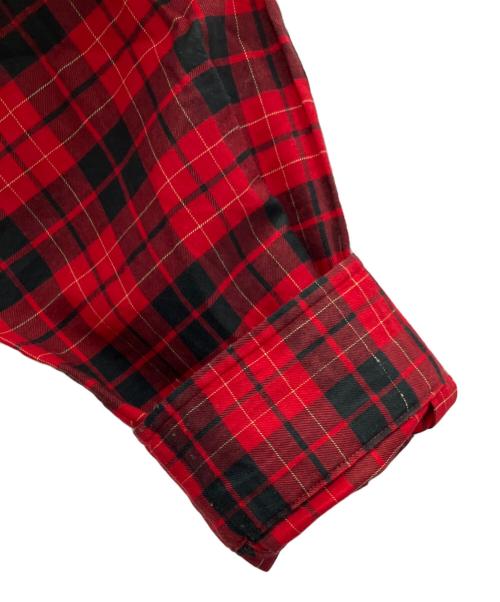 POLO RALPH LAUREN（ポロ・ラルフローレン）POLO RALPH LAUREN (ポロ・ラルフローレン) 長袖シャツ レッド×ブラック サイズ:Mの古着・服飾アイテム