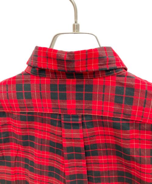 POLO RALPH LAUREN（ポロ・ラルフローレン）POLO RALPH LAUREN (ポロ・ラルフローレン) 長袖シャツ レッド×ブラック サイズ:Mの古着・服飾アイテム