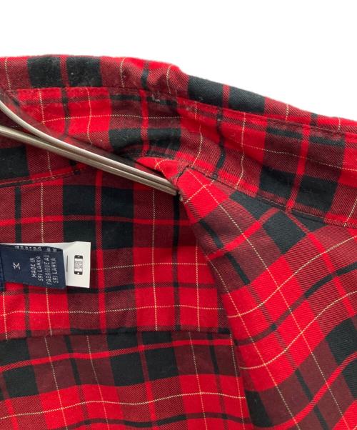 POLO RALPH LAUREN（ポロ・ラルフローレン）POLO RALPH LAUREN (ポロ・ラルフローレン) 長袖シャツ レッド×ブラック サイズ:Mの古着・服飾アイテム