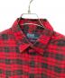 POLO RALPH LAUREN (ポロ・ラルフローレン) 長袖シャツ レッド×ブラック サイズ:M：7000円