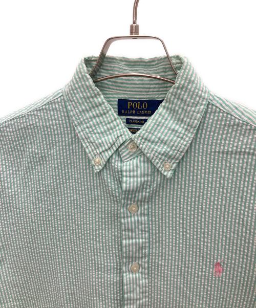 POLO RALPH LAUREN（ポロ・ラルフローレン）POLO RALPH LAUREN (ポロ・ラルフローレン) 半袖シャツ 黄緑 サイズ:Sの古着・服飾アイテム