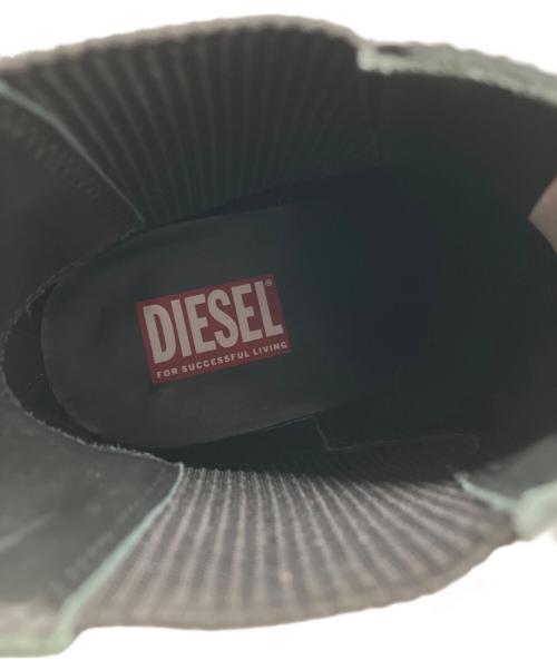 DIESEL（ディーゼル）DIESEL (ディーゼル) サイドゴアブーツ ブラック サイズ:28の古着・服飾アイテム